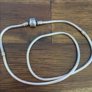 Pandora silver necklace